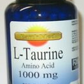 L Taurine Amino Acid 1000 mg 200 Capsules Supports Heart Health