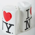 I Love NY Salt and Pepper Shaker Set - Officially Licensed New York City Gift