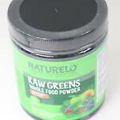 4 PACK NATURELO Raw Greens Whole Food Powder Unsweetened 240g EXP 7/24 U32D