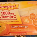 Emergen-C 1000 MG Vitamin C Super Orange Dietary Supplement - 30 Count Brand New