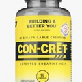 CON-CRET Patented Creatine HCl Capsules, Stimulant-Free Workout Supplement fo...
