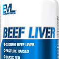 Grass Fed Beef Liver Capsules - Pasture Raised Desiccated 3000Mg Grassfed Beef