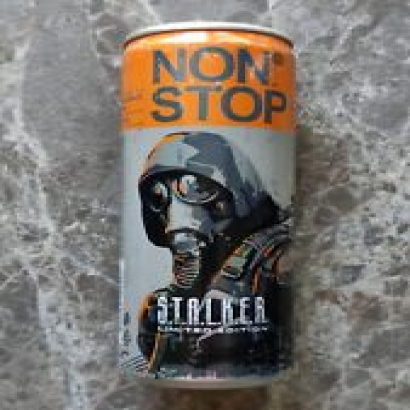 Limited collection batch  energy drink NON STOP S.T.A.L.K.E.R. 2(Stalker) empty!