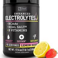 Electrolyte Powder Recovery Drink (90 Servings, Lemon Berry), Sugar Free