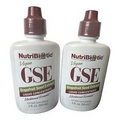 NutriBiotic GSE Grapefruit Seed Extract Liquid Concentrate 2 oz Vegan 2 Pack
