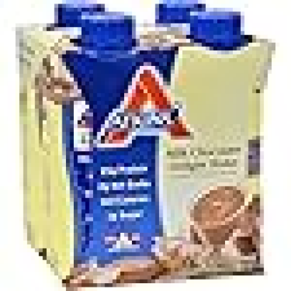 Atkins Ready To Drink Shake, Milk Chocolate Delight, 4 Count (Pack of 6)