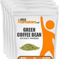BulkSupplements.com Green Coffee Bean Extract Powder - Green Coffee Bean Supplements, Green Coffee Bean Powder - Energy Support, Gluten Free, 800mg per Serving, 5kg (11 lbs) (Pack of 5)