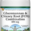 Terravita Glucomannan and Chicory Root (FOS) Combination - 450 mg (100 Capsules, ZIN: 517028) - 3 Pack