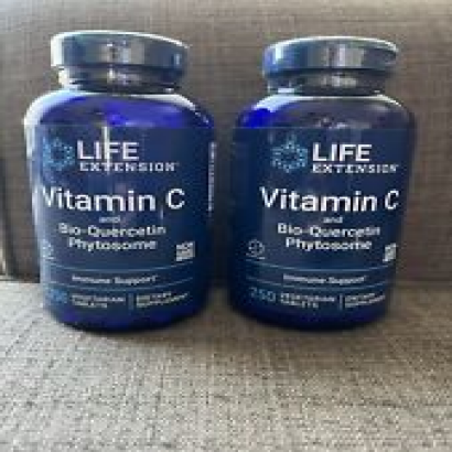 2- Life Extension Vitamin C and Bio-Quercetin Phytosome - 250 Vegetarian Tablets