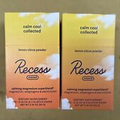 2 New Recess Mood Calming Magnesium Superblend Lemon Citrus - 10 Packs Each
