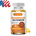 Magnesium Glycinate Capsules Pure 400mg Tablets Vegan High Strength Herbology US