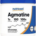 Nutricost Agmatine 100 Grams - 100 Servings of 1000mg Pure Agmatine Sulfate
