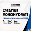 Creatine Monohydrate Micronized Powder (1 KG) - Pure Creatine Monohydrate