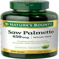NATURE'S BOUNTY SAW PALMETTO 450 mg 250 CAPSULES ~ Exp Date  2026~AUTHENTIC
