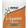 NOW FOODS L-Lysine 500 mg - 250 Tablets