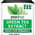 Green Tea Extract with EGCG & Vitamin C - Antioxidant & Immune Support - 120 Cou