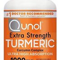 Qunol Turmeric Curcumin 1000mg Supplement 120ct Vegetarian