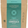 (1 Pack)iwi Algae Omega-3  EPA + DHA  120 Vegan Mini Softgels Plant Based