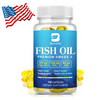 Omega 3 Fish Oil Capsules 3x Strength EPA & DHA Highest Potency 120 Pills 3600mg