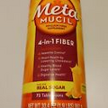 Metamucil Fiber Supplement 4-in-1 Fiber Real Sugar 72tbps Orange 30.4oz 01/2025^
