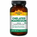 Chelated Magnesium 250 MG 90 Tabs By Country Life