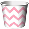 Paper Treat Cups, 6-Count, Chevron Classic Pink