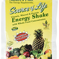 NaturesPlus Source of Life Energy Shake Packets, 8 Pack - 8 Individual Servings - Energy Boosting Multivitamin, Mineral & Protein Shake - Whole Food Concentrates - Non-GMO, Gluten-Free - 8 Servings