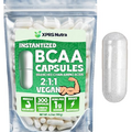 BCAA Amino Acids Capsules - Premium BCAAS Amino Acids Supplement - BCAA Pills - BCAAS Amino Acids Capsules - Branched Chain Amino Acids Nutritional Supplements - BCAA Capsules Nutrition 3 Month Supply