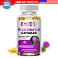 Milk Thistle (Silymarin) Dandelion Root Capsules 1000mg Liver Health 120 Softgel