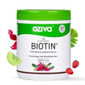 OZiva Plant Based Biotin for Hair Growth| Biotin Powder for Hair Clean & Vegan,