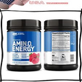 Amino Energy Pre Workout with Green Tea Energy Powder Blue Raspberry 65 Servings