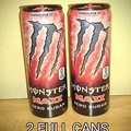 2X RARE 2019 Monster Energy Drink MAXX RAD RED Discontinued FULL 12oz CANS