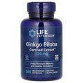 Ginkgo Biloba, Certified Extract, 120 mg, 365 Vegetarian Capsules