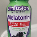 Vitafusion Extra Strength Melatonin Gummy Vitamins, 5mg, 150ct Gummies Exp 12/24