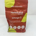 Omega-3 90 Gummies  by Herbaland Plant Based Fatty Acids Exp 06/2025 NEW Sealed
