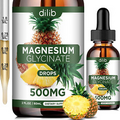 Magnesium Glycinate Supplement, Liquid Magnesium Glycinate Liquid Drops 500Mg-Su
