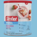 SlimFast Meal Replacement Powder Original Strawberries & Cream Weight Loss Sh...