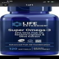 Life Extension Super Omega-3 Fish Oil Sesame Lignans and Olive Ext. 120 Softgels