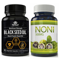 Black Seed Oil Immune Support & Noni Fruit Weight Loss Antioxidant Supplements