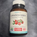 Exp 8/24 Pureco Natural Herbals Cranberry Concentrate 60 Veg caps EXP 12/23