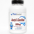 Acetyl L-Carnitine 500mg // 100 Capsules // Pure // by PureControl Supplements