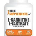 BulkSupplements.com L-Carnitine L-Tartrate Capsules - Carnitine Supplement, L Carnitine 1000mg Capsules - L-Carnitine Tartrate, Gluten Free - 2 Capsules per Serving, 360 Capsules (Pack of 1)