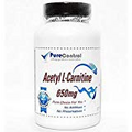 Acetyl L-Carnitine 650mg // 90 Capsules // Pure // by PureControl Supplements