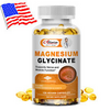 Magnesium Glycinate 400MG High Absorption,Improved Sleep,Stress & Anxiety Relief
