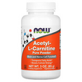 Now Foods Acetyl-L-Carnitine 3 oz 85 g GMP Quality Assured, Vegan, Vegetarian