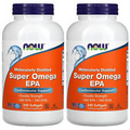 Now Foods, (2 Pack) Super Omega EPA, Molecularly Distilled, 240 Softgels