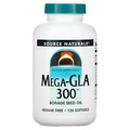 Source Naturals Mega-GLA 300 120 Softgels Dairy-Free, Egg-Free, Fragrance-Free,