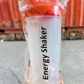 Water Bottle Shaker Bottle 24oz w/ Shaker Ball Leak Proof  - Red