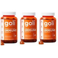 Goli Immune Vitamin Gummy - 60 Count - Elderberry, Vitamin C, D & Zinc, Vegan,