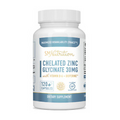 Zinc Glycinate Chelate 30 mg Supplement (120 Capsules) Highly-Absorbable TRAACS